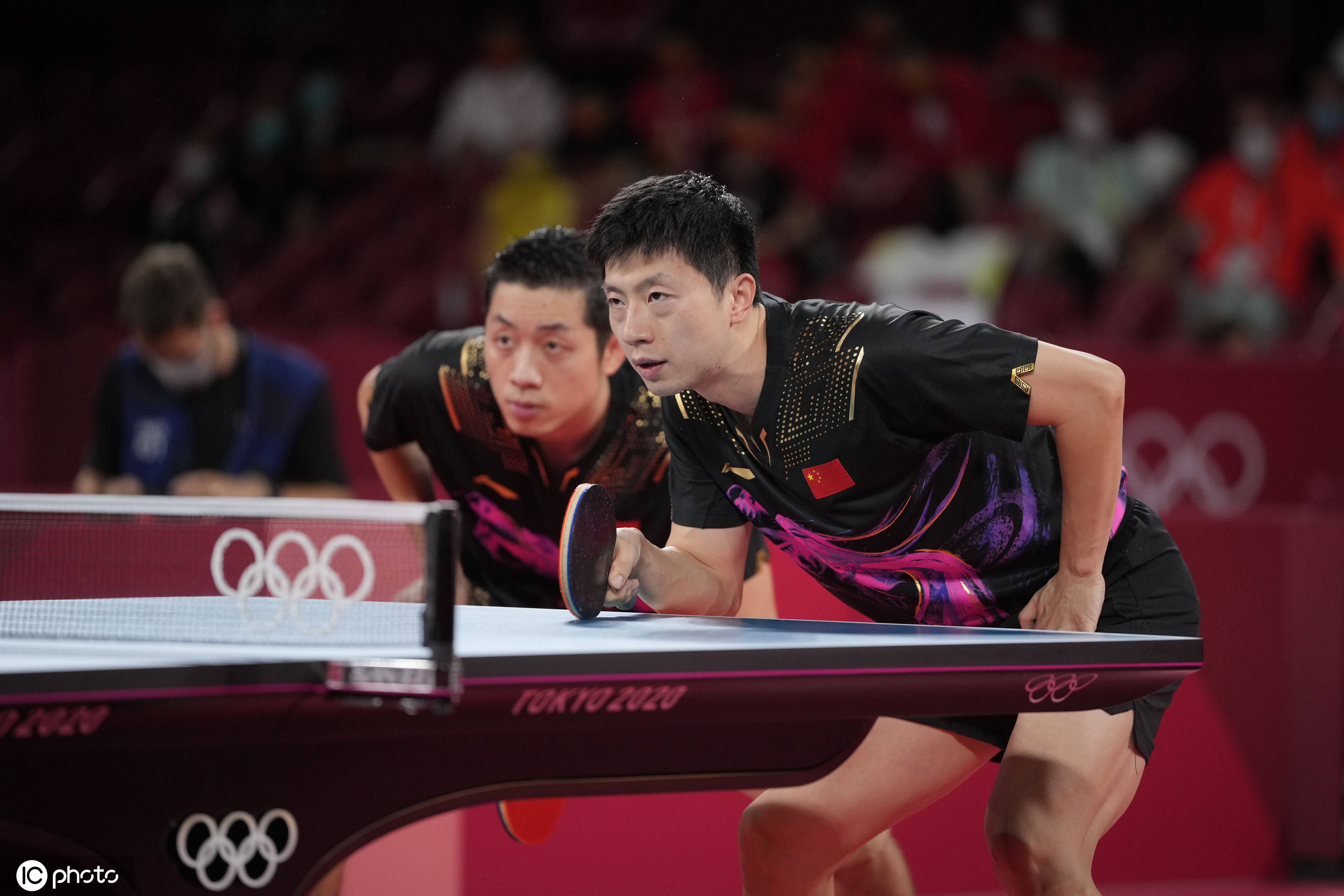 中国队险胜德国队,马龙状态火热 中国队险胜德国队,马龙状态火热